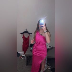 Hot pink prom dress size 7!